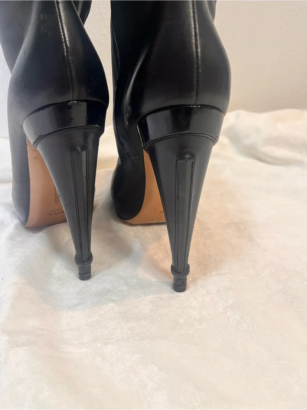Roberto Cavalli Black Over-the-Knee Stiletto Boots